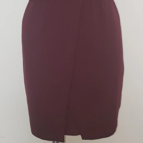 Halston Heritage Cap Sleeve Crepe Dress - Picture 5 of 16